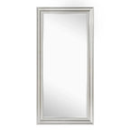 Tall Beaded Full Length Mirror, Oversized Full Body Standing Mirror with Decorative Frame for Bedroom, Dressing Room and Home Decor