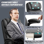Ergonomic Big and Tall Executive Office Chair, High Back Computer Desk Chair for Home Office and Workspace