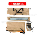 Portabl Car Side Awning Rooftop Tent Waterproof Side Tent Sun Shelter For Outdoor Camping Garden Patio Pool Exterior Part