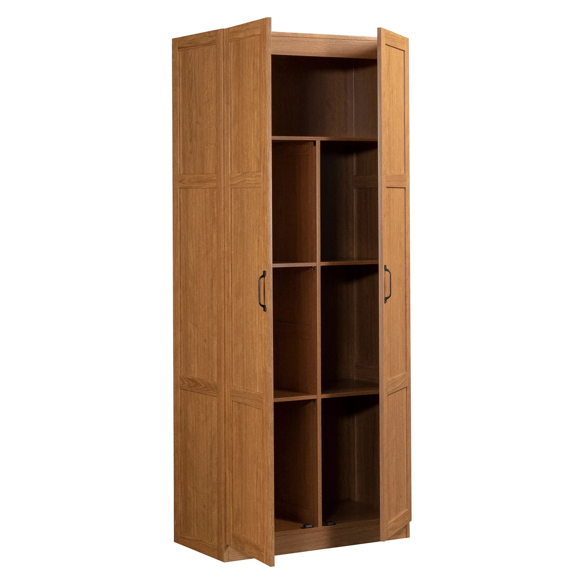 Sauder Select 2 Door Storage Cabinet, Reclaimed Pine Finish