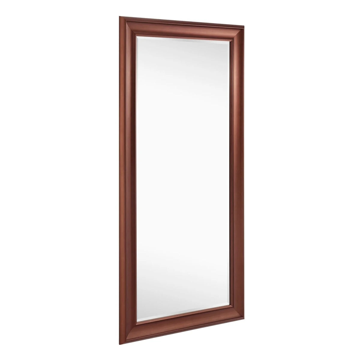 Tall Full Length Mirror, Oversized Rectangle Full Body Wall Mounted Mirror with Smooth Faux Wood Frame
