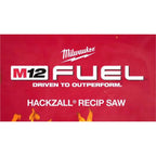 Milwaukee 2520-21XC M12 FUEL HACKZALL Reciprocating Saw Kit