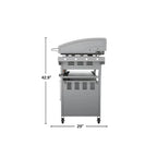 4-Burner 36" Griddle Cooking Station with Hood