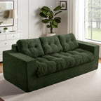 Loveseat Sofa Couch, Upholstered Bean Bag Chair Cloud Seat