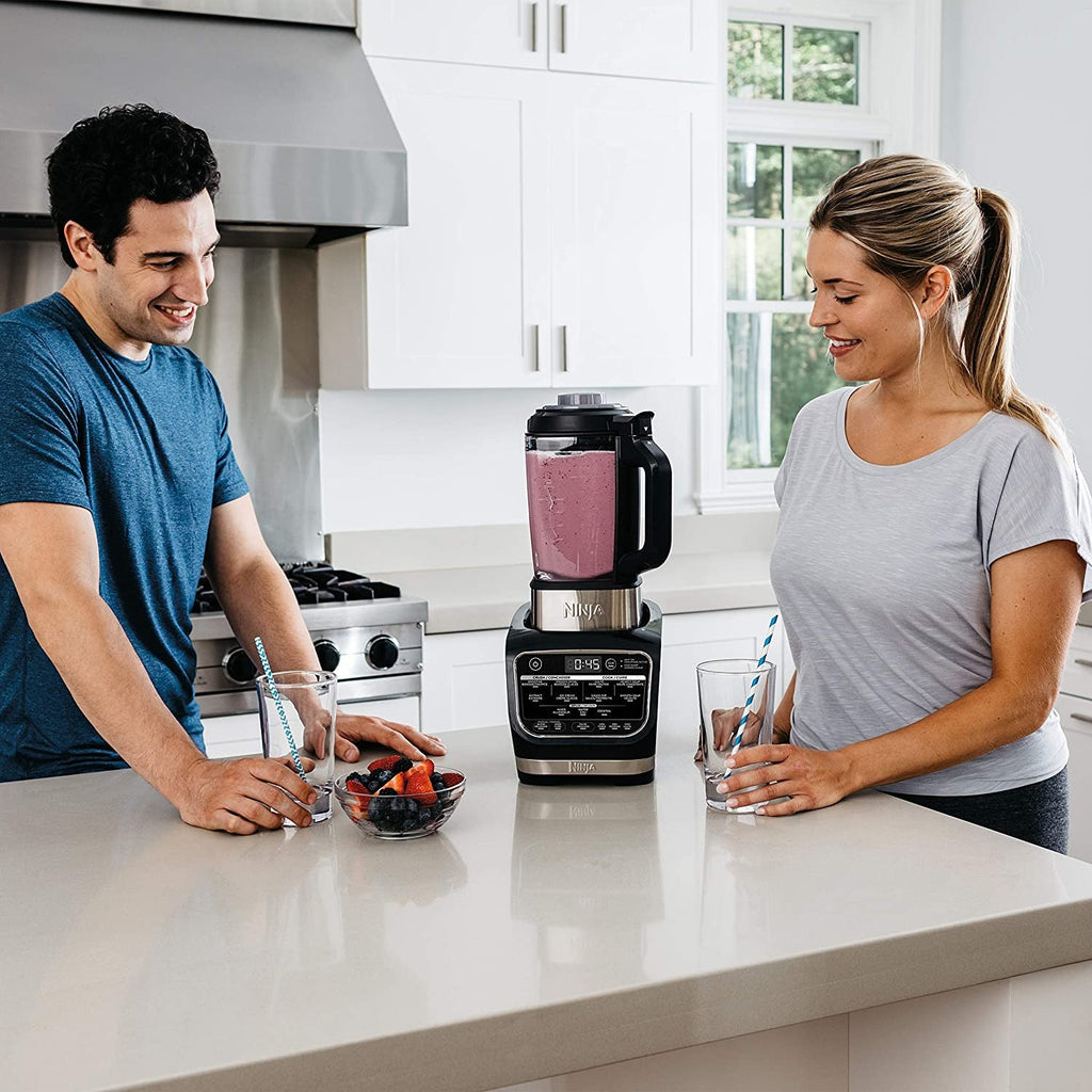 Cold& Hot Blender With 1400 Peak Watts Nonstick Glass Pitcher (HB152), 64 oz, Black Configuration B