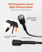 VEVOR Electric Pressure Washer, Max 4500 Psi and 3.2 GPM with Pressure Adjustment, High Power Pressure Cleaning Machine with 4 Quick Connect Nozzles