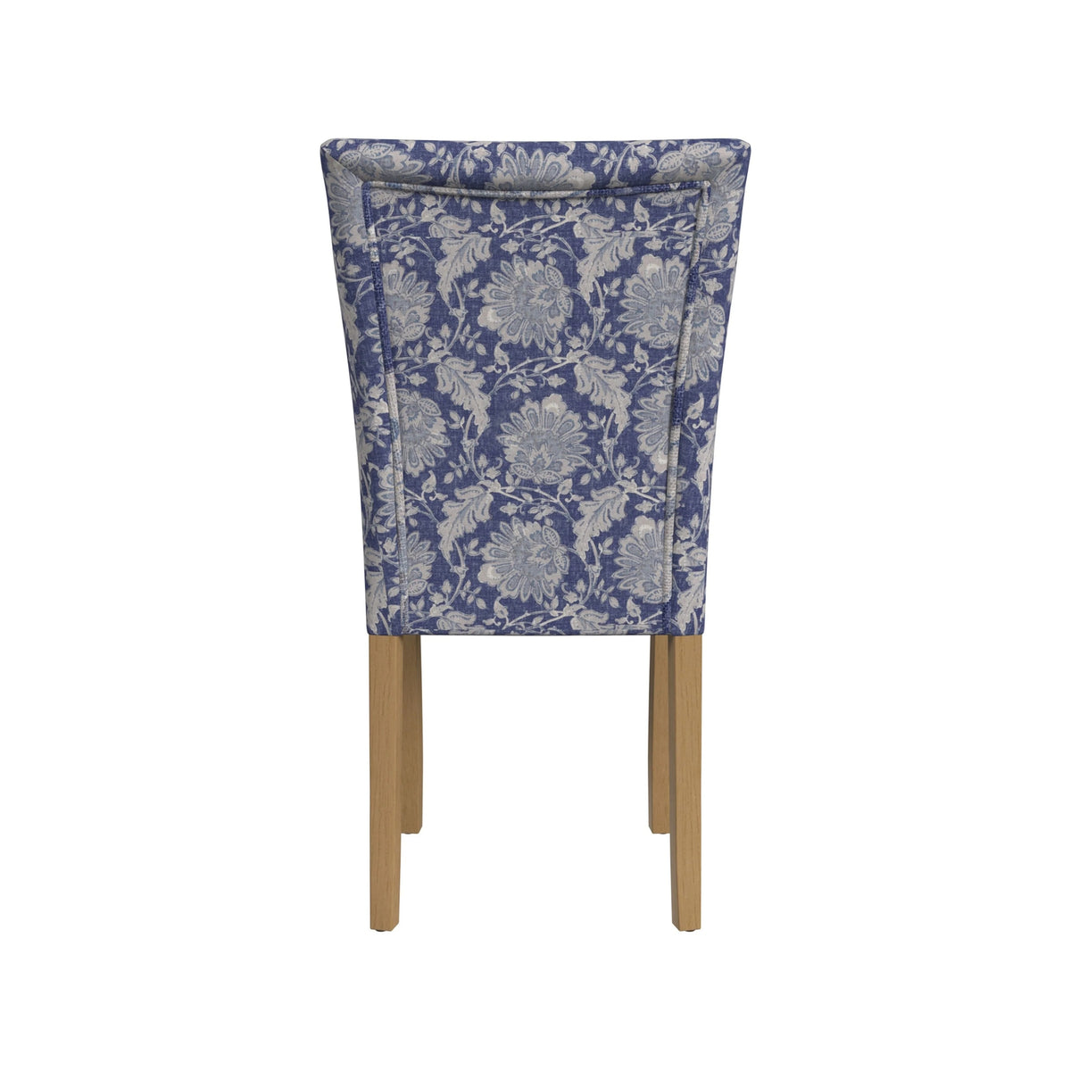 Set of 2 Upholstered Medallion Dining Chairs, Comfortable Parsons Style Chairs for Kitchen and Dining Room