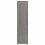 Universal Tall Narrow Storage Cabinet in Platinum Gray - Engineered Wood