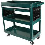 DUOSONG 5-Drawer Rolling Tool Chest, High Capacity Tool Storage Cabinet W/Lockable Wheels, Adjustable Shelf & Anti-Slip Liner, Detachable Tool Box Organizer, Rolling Tool Cabinet Blue Steel Tools &