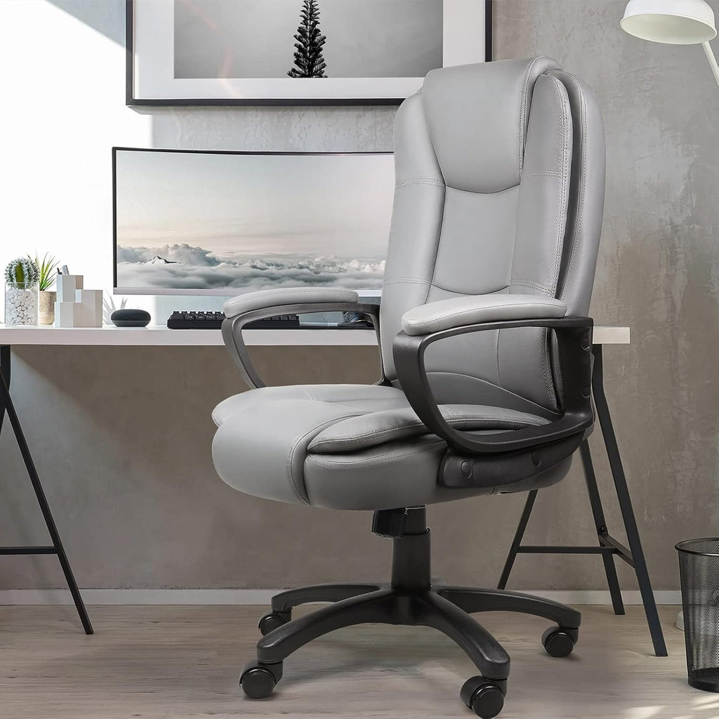400 LBS Big and Tall Office Chair, Heavy Duty Ergonomic Computer Desk Chair for Home Office and Workspace