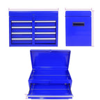 5-Drawer Rolling Tool Chest & Removable Tool Box with Locking System, Tool Box Organizer with 4 Wheels&Hooks, Large Capacity Garage Storage Cabinet for Warehouse and Repair Shop, Orange