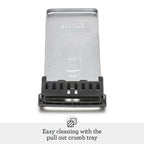 Die-Cast Smart Toaster, 2-Slice, Brushed Stainless Steel