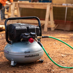 Metabo HPT Air Compressor, THE TANK, Portable Pancake Air Compressor 200 PSI, 6 Gallon Tank, Versatile for Use with Framing, Siding, Finish, Brad or Roofing Nailers, EC914S