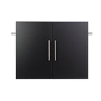 Prepac HangUps 30" Upper Wooden Garage Storage Cabinet in Black