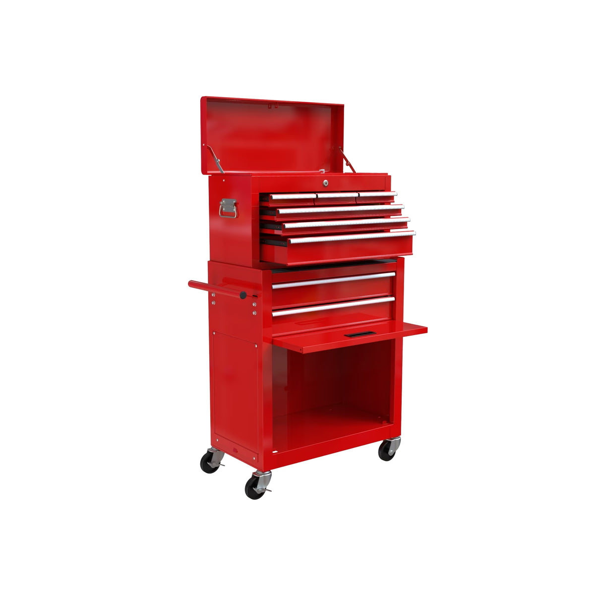 Rolling Tool Chest with Wheels and Drawers, 8-Drawer Tool Storage Cabinet