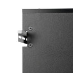 Prepac HangUps 30" Upper Wooden Garage Storage Cabinet in Black