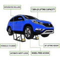 7000TL Portable Car Lift for Trucks& SUVs, 7000 lbs Capacity
