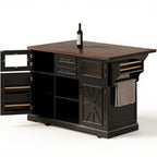 Homy Casa Rolling Garage Storage Cabinet with Drop Leaf, Charging Station for Office Gym, School