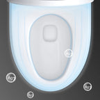 HOROW Tankless Toilet, Modern Smart Toilet without bidet, Self Cleaning One Piece Toilet with Warm Elongated Seat,Heated Toilet HR-T10SD