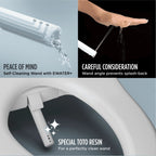 TOTO? WASHLET? C5 Electronic Bidet Toilet Seat with PREMIST and EWATER+ Wand Cleaning, Elongated, Sedona Beige - SW3084#12