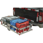 Aluminum Hitch Cargo Carrier- 500-Lb Capacity Silver 49inx22.5inx8inH