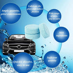 30 Pieces Car Effervescent Washer, Multifunctional Car Windshield Glass Concentrated Clean Washer Tablets, Glass Solid Wiper Cleaning Tablets for Car Kitchen Window