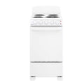 20 in. 4 Burner Element Free-Standing Electric Range in White Configuration B