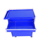 5-Drawer Rolling Tool Chest & Removable Tool Box with Locking System, Tool Box Organizer with 4 Wheels&Hooks, Large Capacity Garage Storage Cabinet for Warehouse and Repair Shop, Orange