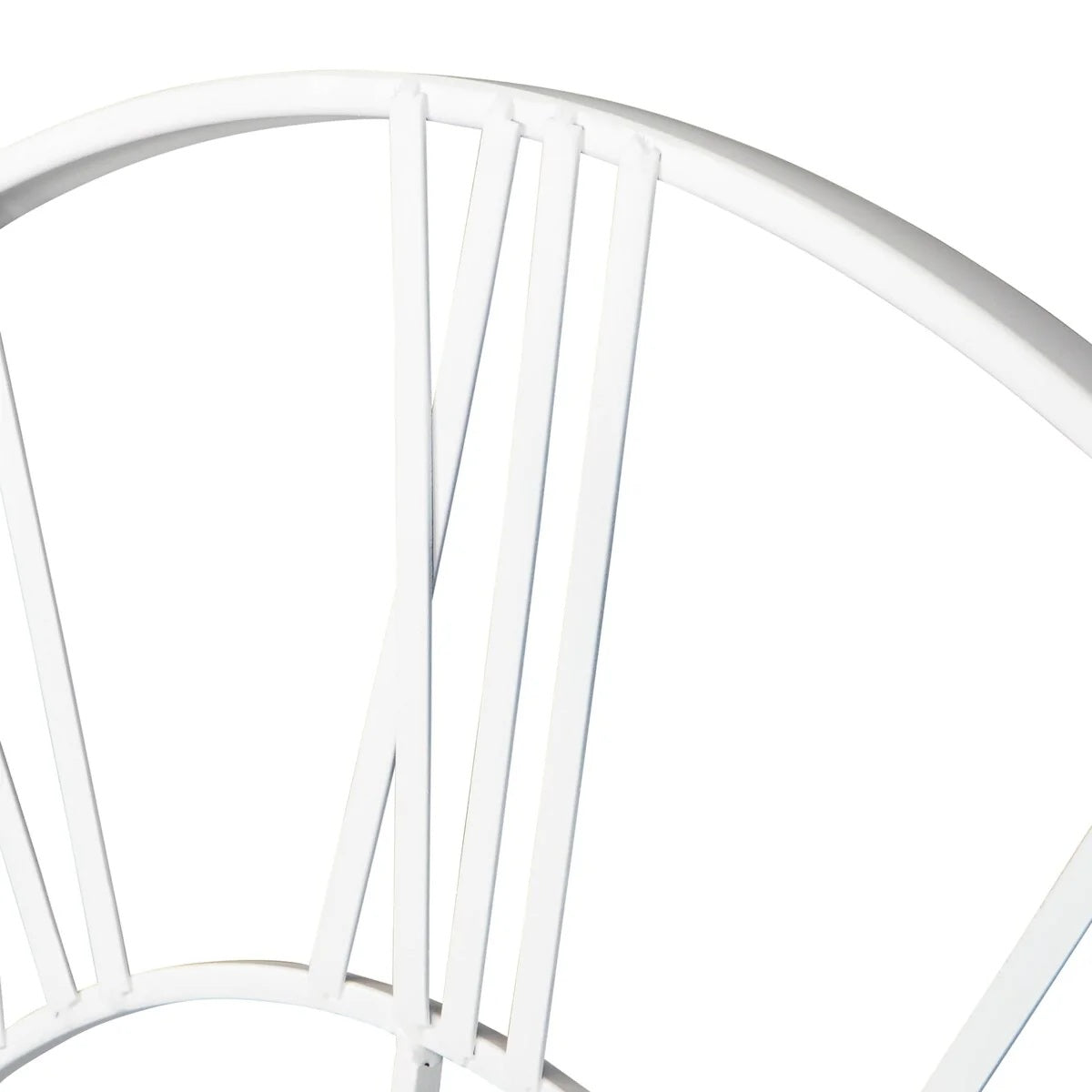 Modern Round Metal Wall Clock, Decorative Circular Hanging Clock for Living Room, Bedroom and Office