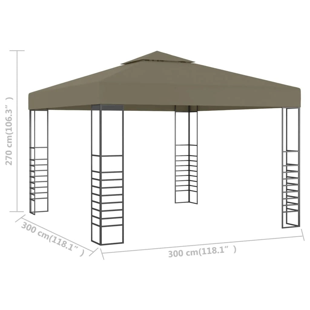 vidaXL Gazebo Outdoor Canopy Patio Pavilion Sun Shelter Party Tent Marquee