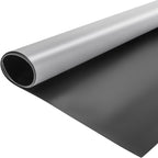 VEVORbrand Dance Floor Roll Portable 6.6 x 15.7 ft Practice Dance Floor 1.5mm Thickness PVC Dance Flooring Dance Floor Grey/Black Roll out Non-slide & Wearproof Dance Floor Easy Cleaning for Ballet