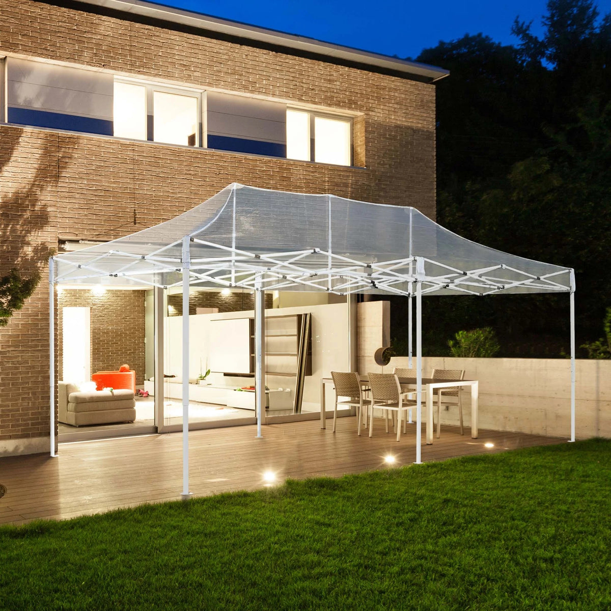 InstaHibit 10x20Ft Replacement Pop up Canopy Top Sunshade Cover Outdoor Patio