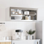 vidaXL Kitchen Wall Cabinet with Shelf Storage Restaurant Stainless Steel
