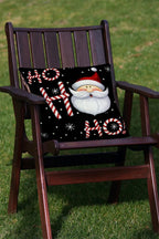 Toland Home Garden Set of 2 Ho Ho Ho Santa Winter Pillow Covers 18x18 Inch Christmas Throw Pillows