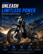 Electric Dirt Bike 5500W Peak Power, Electric Motorcycles