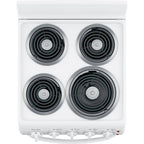 20 in. 4 Burner Element Free-Standing Electric Range in White Configuration B