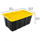 Sterilite 4 Shelf Plastic Storage Unit & 4 Pack 38 Gal Totes & 6 Pack 27 Gal Totes