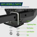 Folding Hitch Cargo Carrier 60"x24"x14" 500lb Fits 2" Receiver