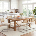 Natural Rattan Dining Chairs Set of 2, Modern Cesca Kitchen Chair