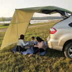 Portabl Car Side Awning Rooftop Tent Waterproof Side Tent Sun Shelter For Outdoor Camping Garden Patio Pool Exterior Part