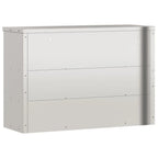 vidaXL Kitchen Wall Cabinet with Shelf Storage Restaurant Stainless Steel