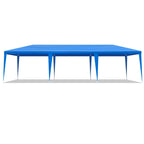10'x30' Outdoor Party Tent with 8 Removable Sidewalls - Waterproof Canopy Patio Wedding Gazebo for Backyard Events, Blue
