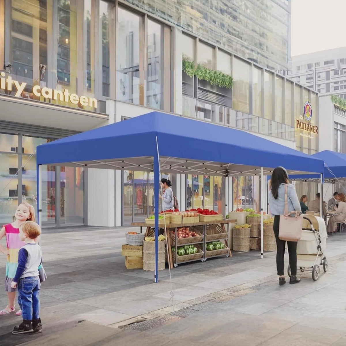 10' x 20' Pop Up Canopy Tent for Outdoor, Portable Instant Commercial Canopy for Patio, Backyard, Garden, Lawn, Outdoor Activities