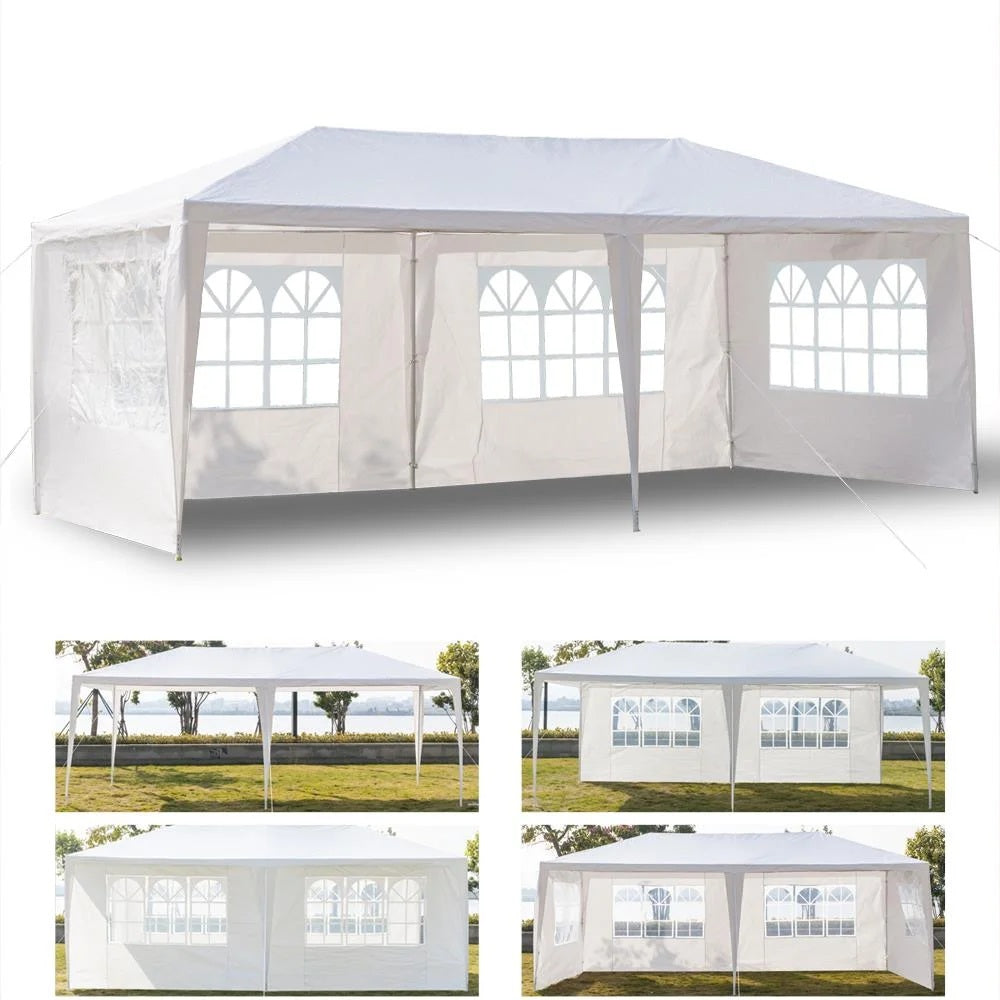 SalonMore 10'x30' Party Wedding Patio Tent w/5 Canopy Gazebo Pavilion Event