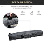 CoSoTower 13' X 13' Pop Up Tent, Instant Sun Shelter, Tents for Parties, Height Adjustable, with Wheeled Carry Bag for Outdoor, Garden, Patio, Parties, Beige