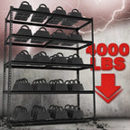 WORKPRO 4000 lbs 5-Tier Metal Shelving Unit, 72-H x 48-W x 24-D, Heavy Duty Adjustable Storage Rack, for Garage, Basement, Warehouse, Workshop