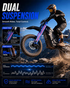 Electric Dirt Bike 5500W Peak Power, Electric Motorcycles