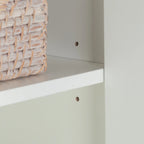 Sauder Two-Door Storage Cabinet, White Finish