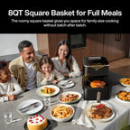 Sync 8QT AI Smart Air Fryer with Built-in Wireless Meat Thermometer