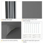 DUOSONG Outsunny 10' X 8' Retractable Awning, Patio Awnings, Sunshade Shelter W/ Manual Crank Handle, Uv & Water-Resistant Fabric And Aluminum Frame For Deck, Balcony, Yard, Beige Beige Aluminum